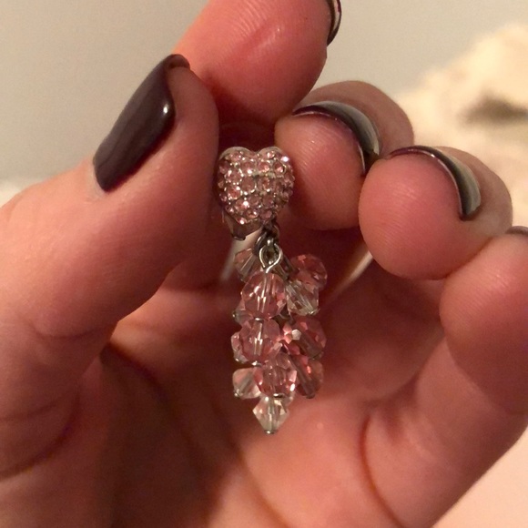 SWAROVSKI DANGLING EARRINGS - Picture 2 of 3